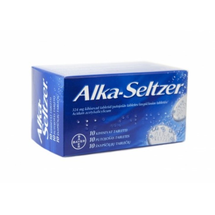 ALKA-SELTZER 324mg putojošās tabletes N10